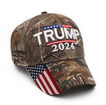 Trump 2024 Adjustable Embroidered Cap Hat