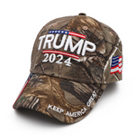 Trump 2024 Adjustable Embroidered Cap Hat