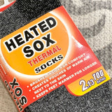 Mens Heated Sox Socks Thermal Socks Keeps Feet Warmer Longer