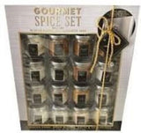 Modern Gourmet Foods Spice Set with Magnetic Lids with Recipe Book (Set of 16)