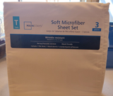 Mainstays Soft Microfiber Sheet Set 3pc