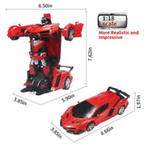 RC Car Robot for Kids Transformation Car Toy, Remote Control Deformation Vehicle