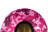 Camo Pink Fabric Pattern Print Straw Sunhat Men & Women, Lifeguard Hat, Beach, Swim, Cruise, Paddle Board, Boat, Fishing, Fits All, Malabar Hat