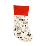 Christmas Stocking Painting & Coloring Kit - FREE Christmas Gift Bag!