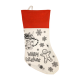 Christmas Stocking Painting & Coloring Kit - FREE Christmas Gift Bag!