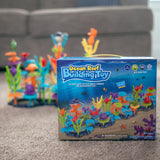 KC Republic Ocean Reef Building Toy Set for Toddlers and Kids Age 3, 4, 5, 6 Year Old Boys  and Girls Stacking Reef Garden Building Toy STEM (125 pcs)