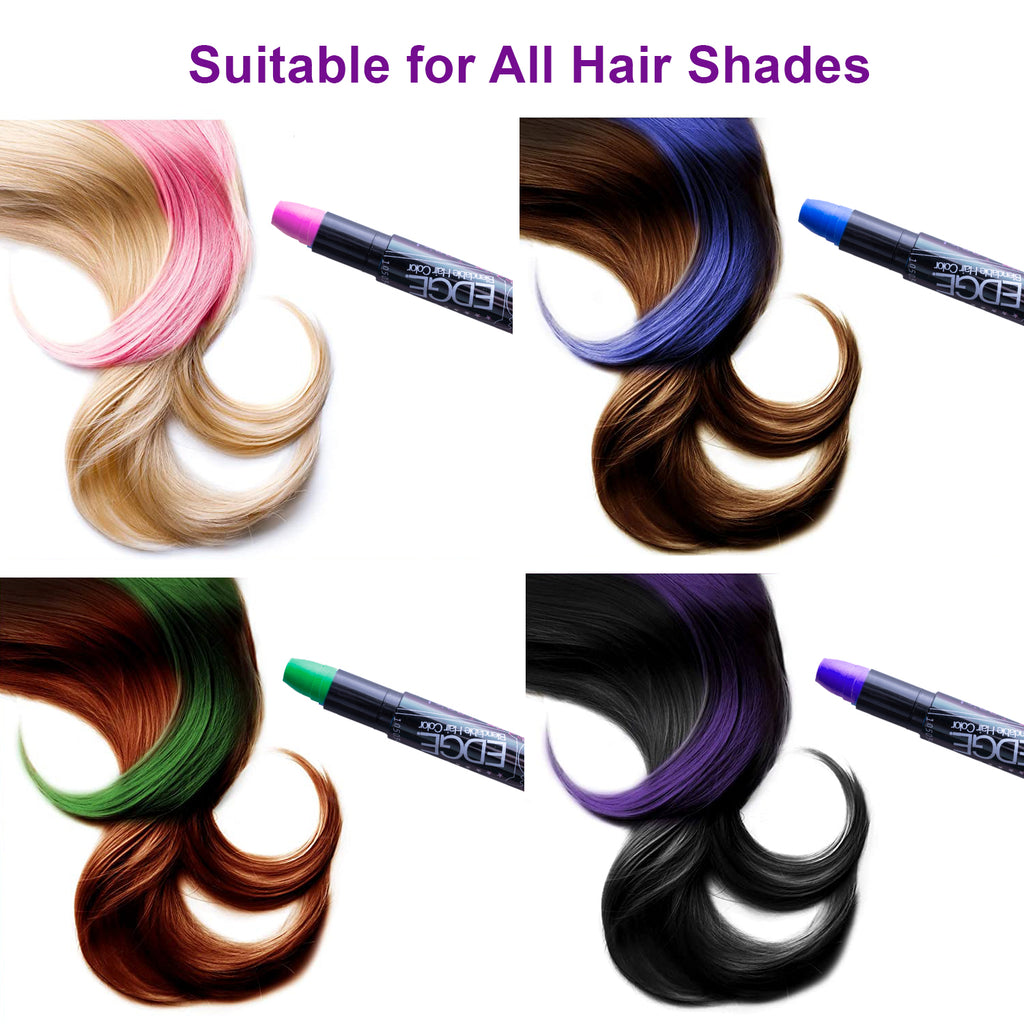 Kids Hair Chalk - JUMBO HAIR CHALK PENS - Washable Hair Color Safe