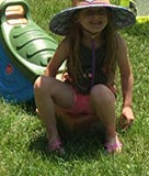 Mermaid Scales Kids Sun Hat Straw Hat For Beach, Boating, Fishing, Walking, or Hanging By The Pool