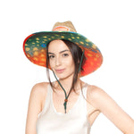 Fish Scales Sun Hat Straw Hat For Beach, Boating, Fishing, Walking, or Hanging By The Pool