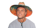 Fish Scales Men's Sun Hat Straw Hat For Beach, Boating, Fishing, Walking, or Hanging By The Pool