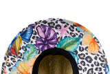 Leopard Print With Shells Sun Hat Straw Hat