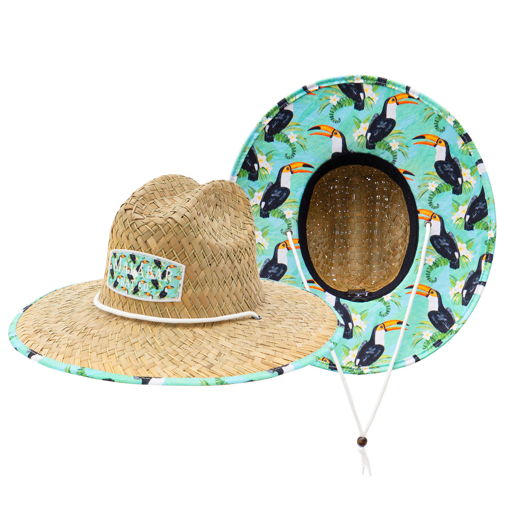 Toucan Men's Sun Hat Straw Hat For Beach, Boating, Fishing