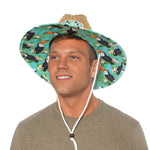 Toucan Men's Sun Hat Straw Hat For Beach, Boating, Fishing, Walking, or Hanging By The Pool