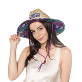 Butterfly Sun Hat Straw Hat For Beach, Boating, Fishing, Walking, or Hanging By The Pool